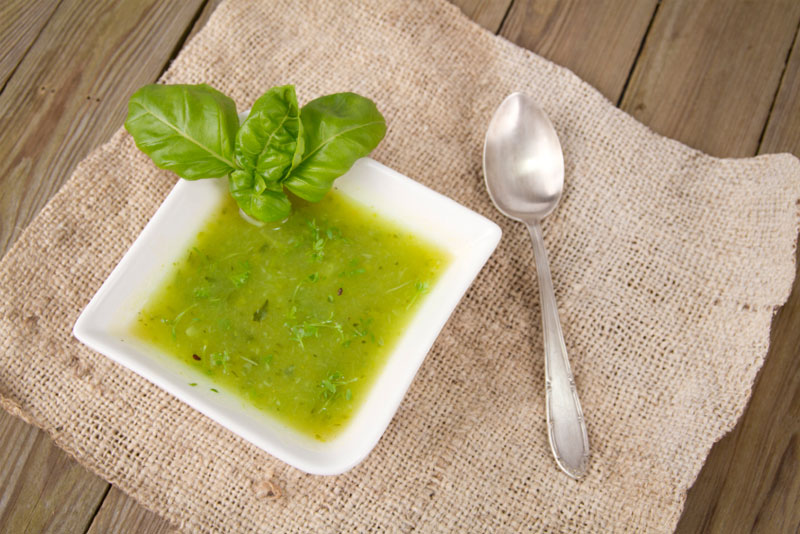 Холодный суп из цукини с карри